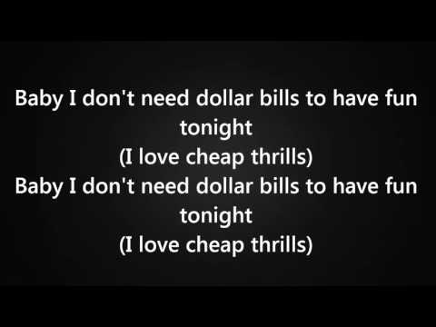 Sia - Cheap Thrills Ft. Sean Paul [Lyrics] |New 2016|