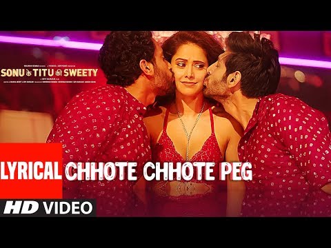 Chhote Chhote Peg (LYRICAL) | Yo Yo Honey Singh | Neha Kakkar | Navraj Hans | Sonu Ke Titu Ki Sweety