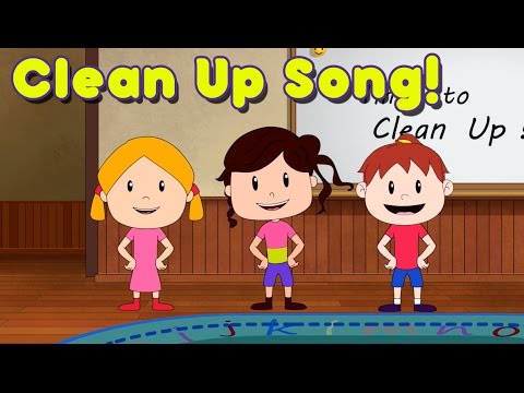 Clean Up Song for Children - Kindergarten and Preschool Song by ELF Learning